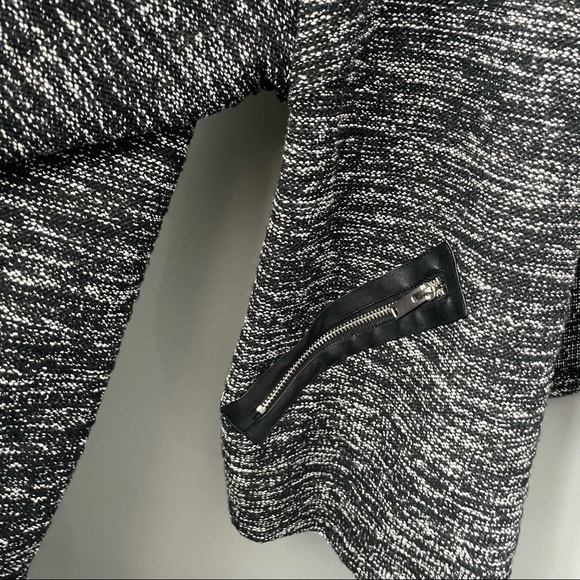 nwt Pennington’s draped cardigan with faux leather detail plus size 3x - Picture 5 of 11